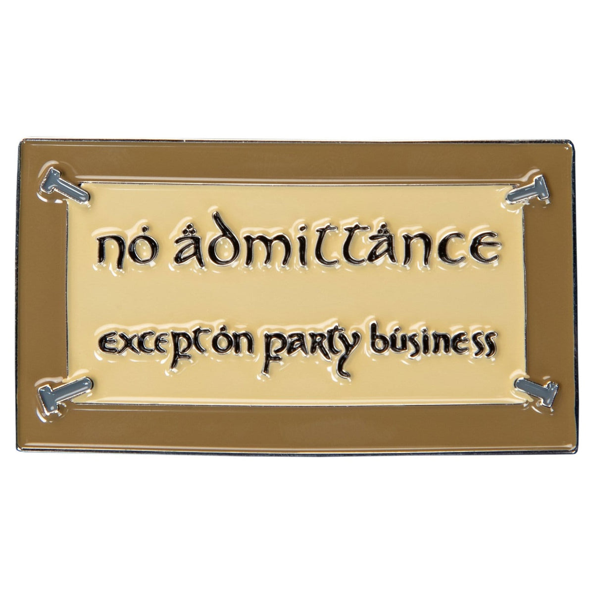 Image produit Le Seigneur des Anneaux - Magnet No Admittance