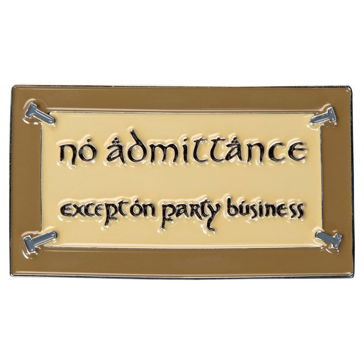 Image produit Le Seigneur des Anneaux - Magnet No Admittance