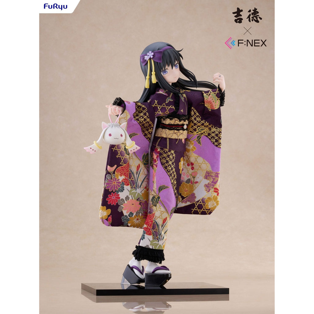 Productafbeelding Puella Magi Madoka Magica F:NEX PVC-standbeeld 1/4 Rebellion Homura Akemi Japanse pop 45 cm