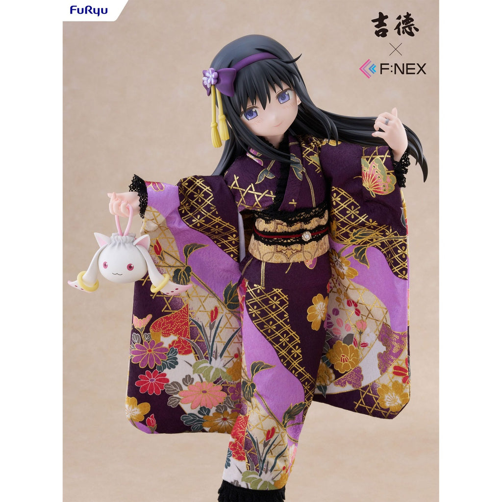 Productafbeelding Puella Magi Madoka Magica F:NEX PVC-standbeeld 1/4 Rebellion Homura Akemi Japanse pop 45 cm