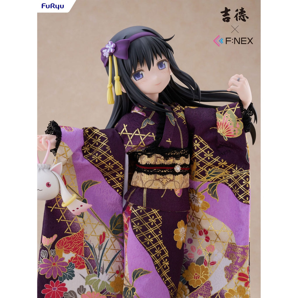 Productafbeelding Puella Magi Madoka Magica F:NEX PVC-standbeeld 1/4 Rebellion Homura Akemi Japanse pop 45 cm