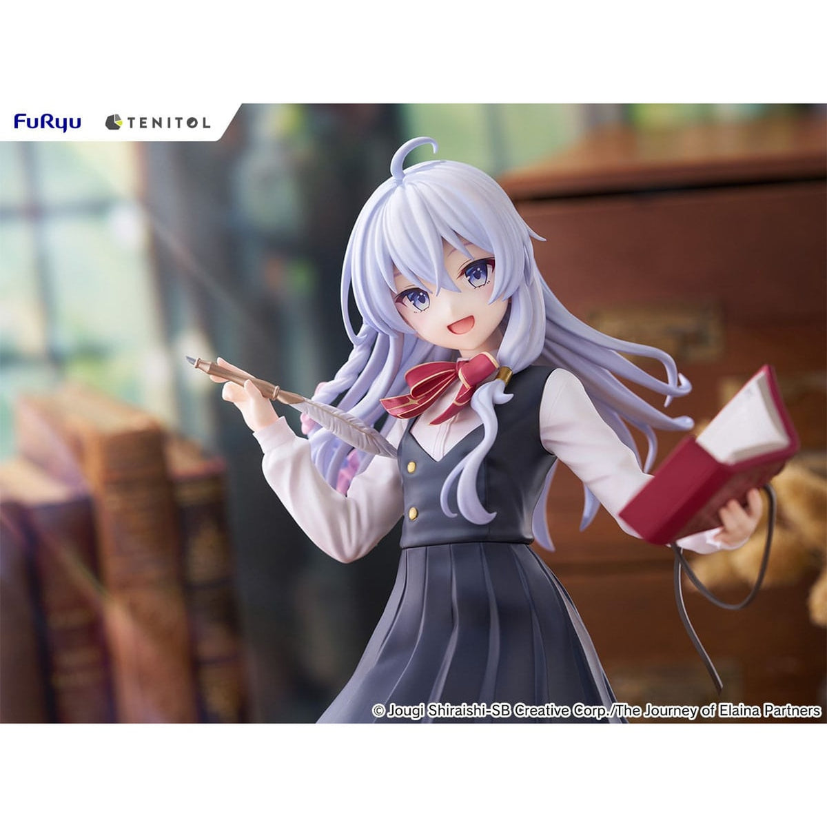 Image produit Wandering Witch: The Journey of Elaina statuette PVC Tenitol Elaina uniforme scolaire 29 cm