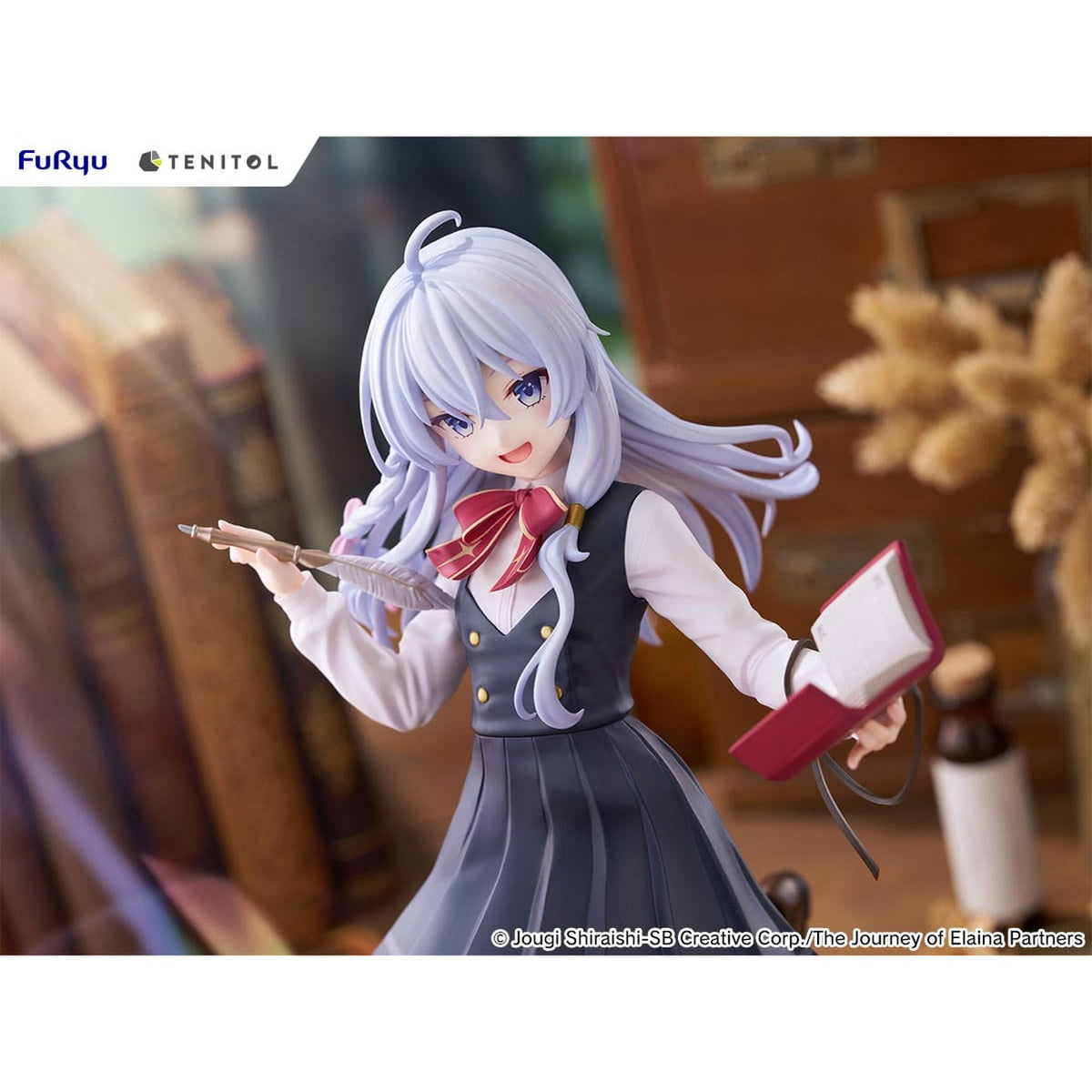 Image produit Wandering Witch: The Journey of Elaina statuette PVC Tenitol Elaina uniforme scolaire 29 cm