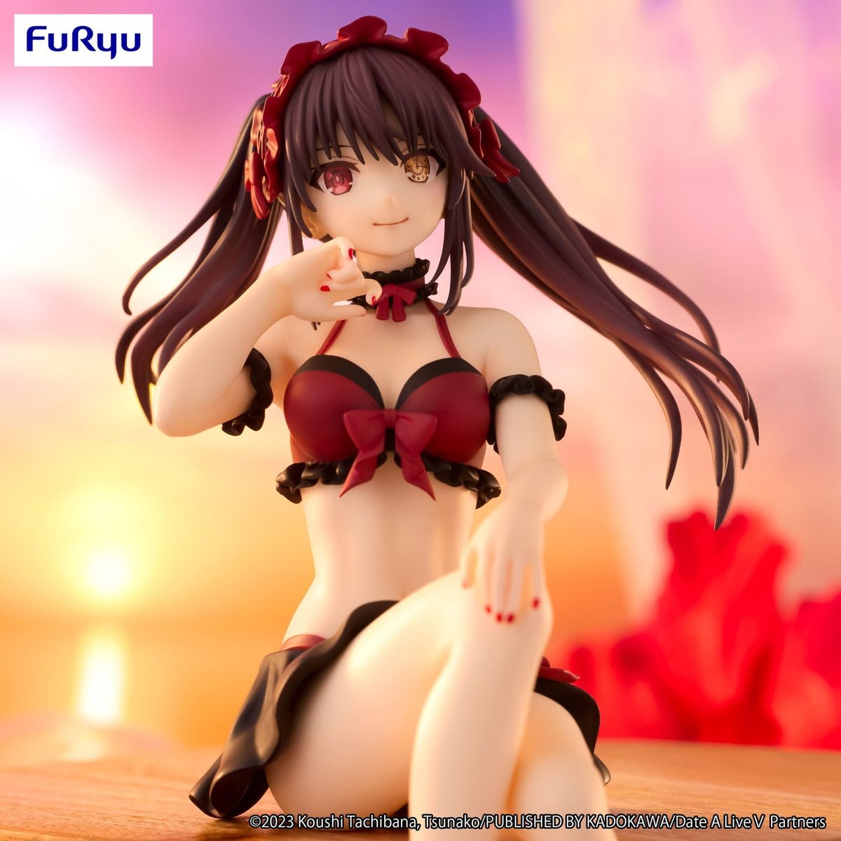 Productafbeelding Date A Live Noodle Stopper PVC Statue Kurumi Tokisaki Swimsuit Ver. 15 cm