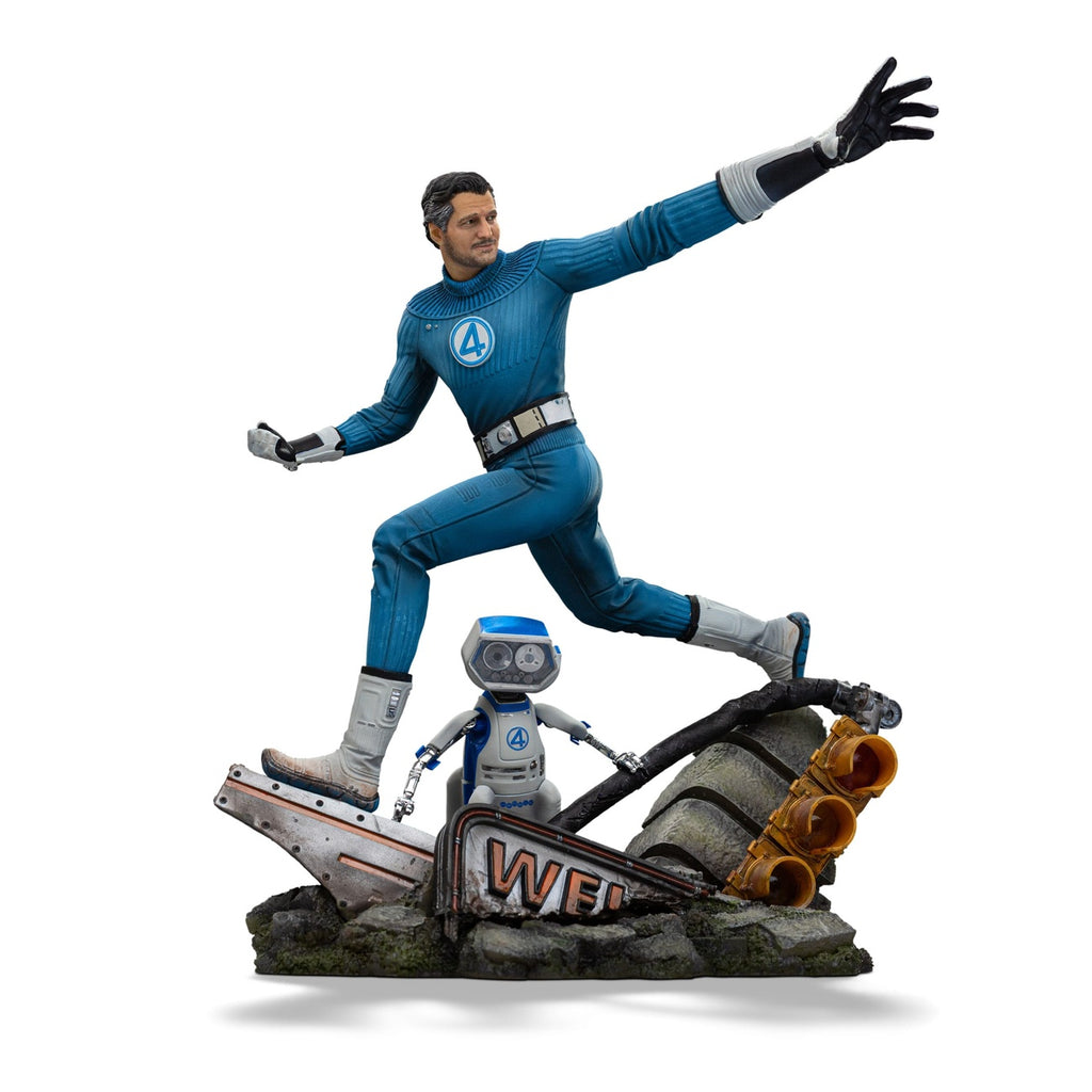 Image produit Fantastic Four Statue Art Scale 1/10 Mr. Fantastic et H.E.R.B.I.E 26 cm