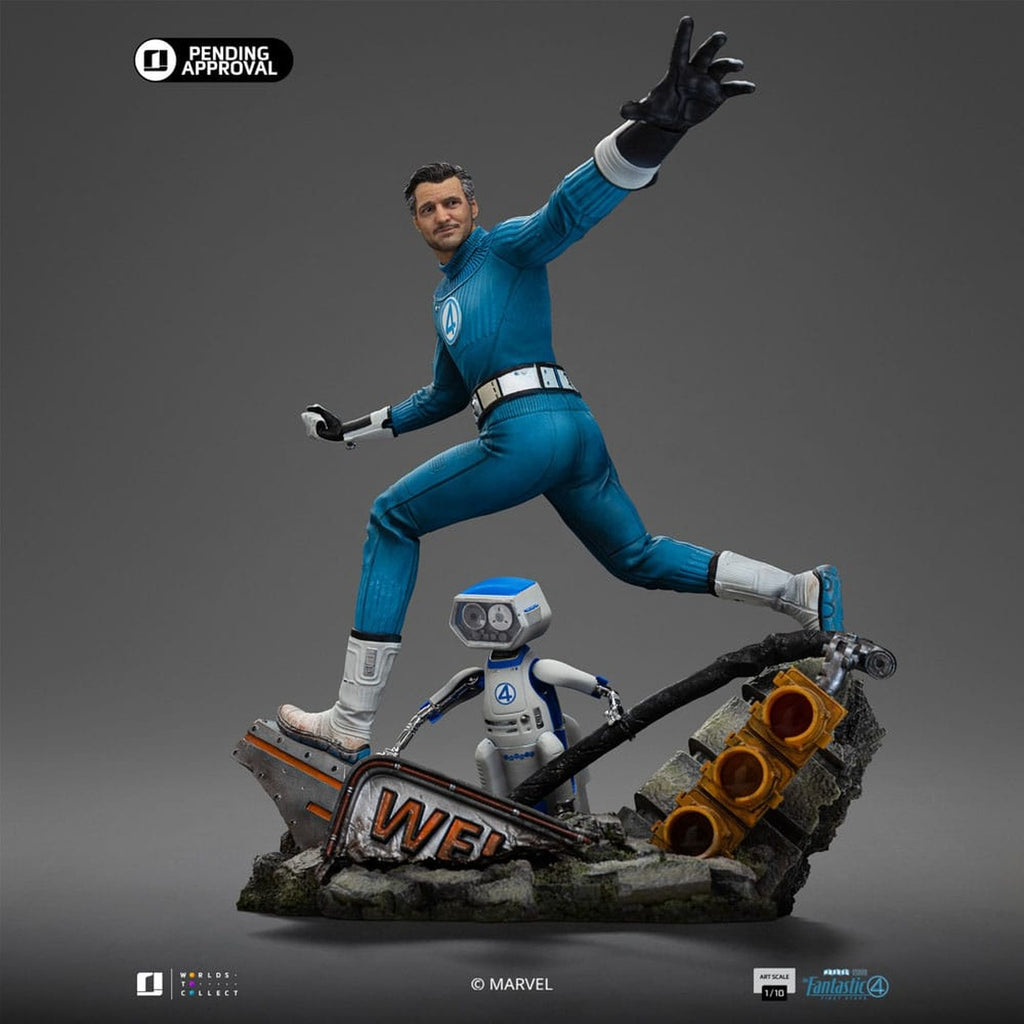 Image produit Fantastic Four Statue Art Scale 1/10 Mr. Fantastic et H.E.R.B.I.E 26 cm