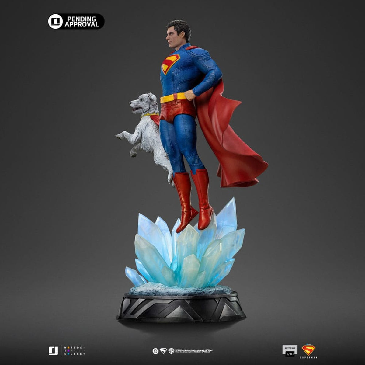 Productafbeelding Superman Legacy Art Scale Beeld 1/10 Superman & Krypto 32 cm