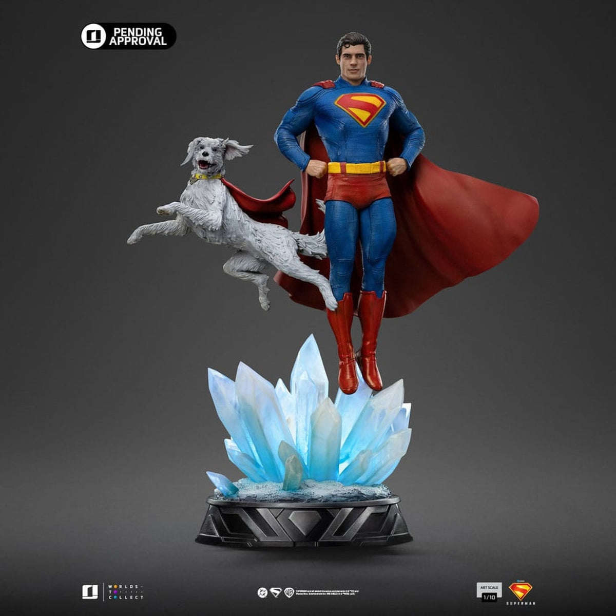 Productafbeelding Superman Legacy Art Scale Beeld 1/10 Superman & Krypto 32 cm