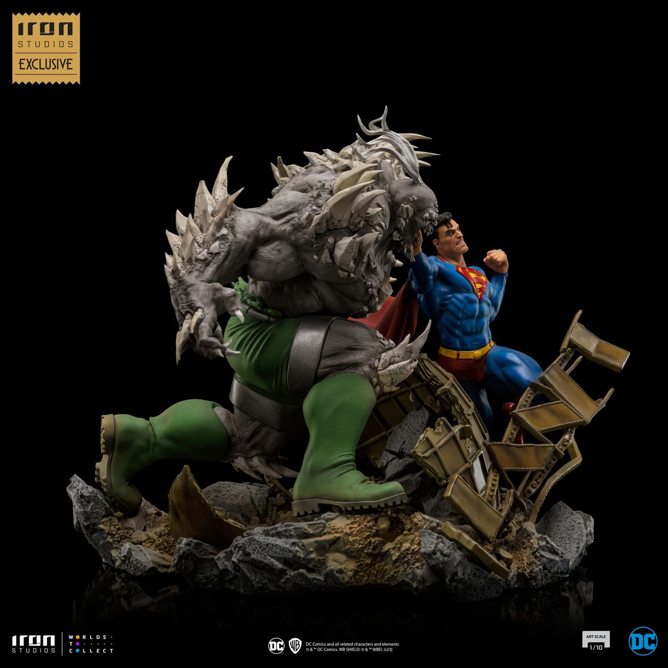 Produktbild DC Comics BDS Art Scale Statue 1/10 Superman vs Doomsday heo EU Exclusive 30 cm
