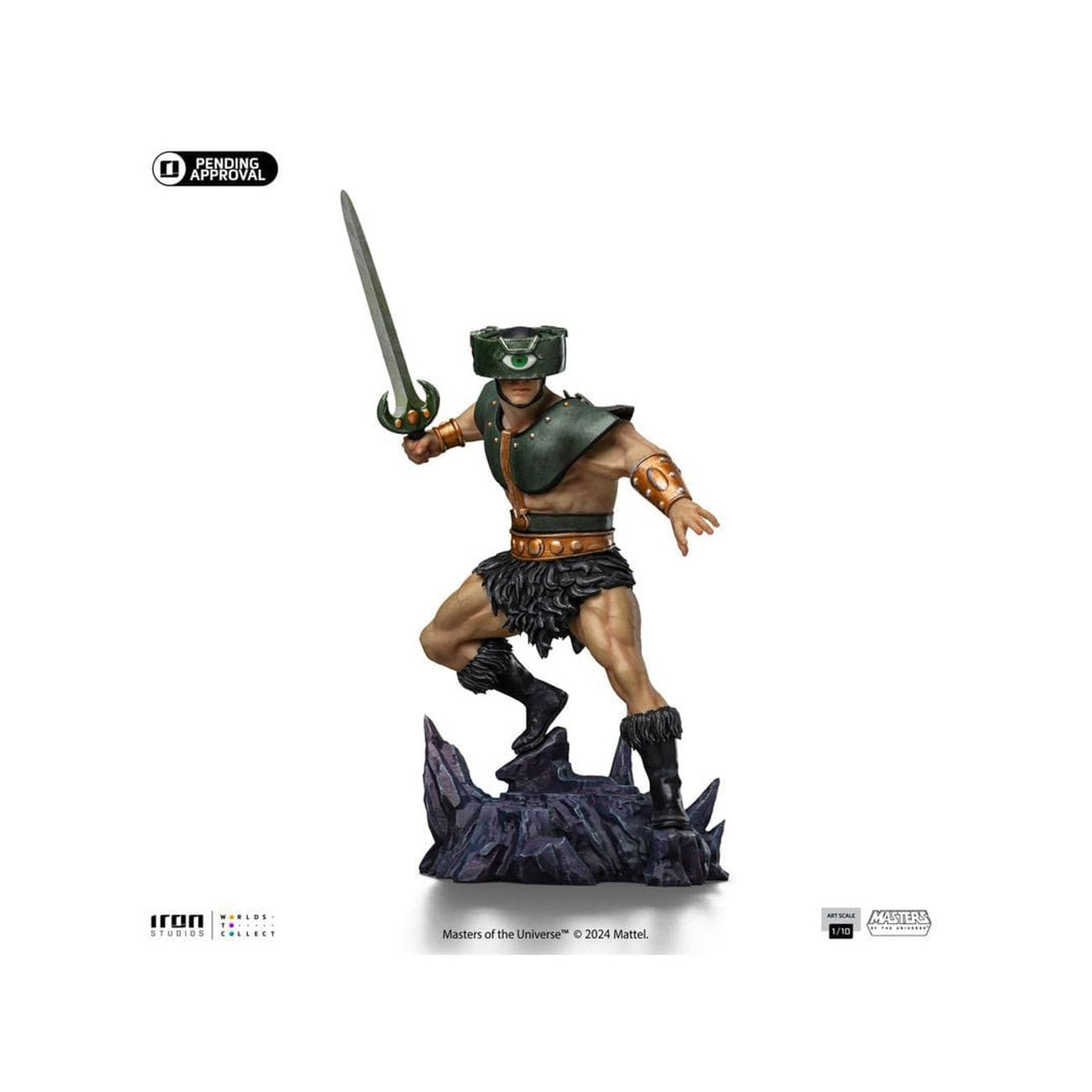 Productafbeelding Masters of the Universe Art Scale Beeld 1/10 Tri-Klops 24 cm