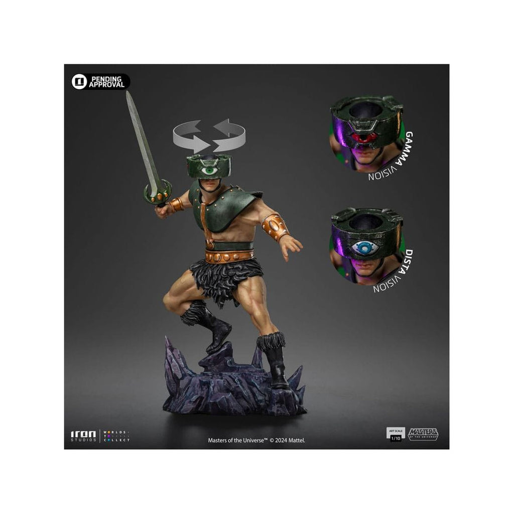 Productafbeelding Masters of the Universe Art Scale Beeld 1/10 Tri-Klops 24 cm