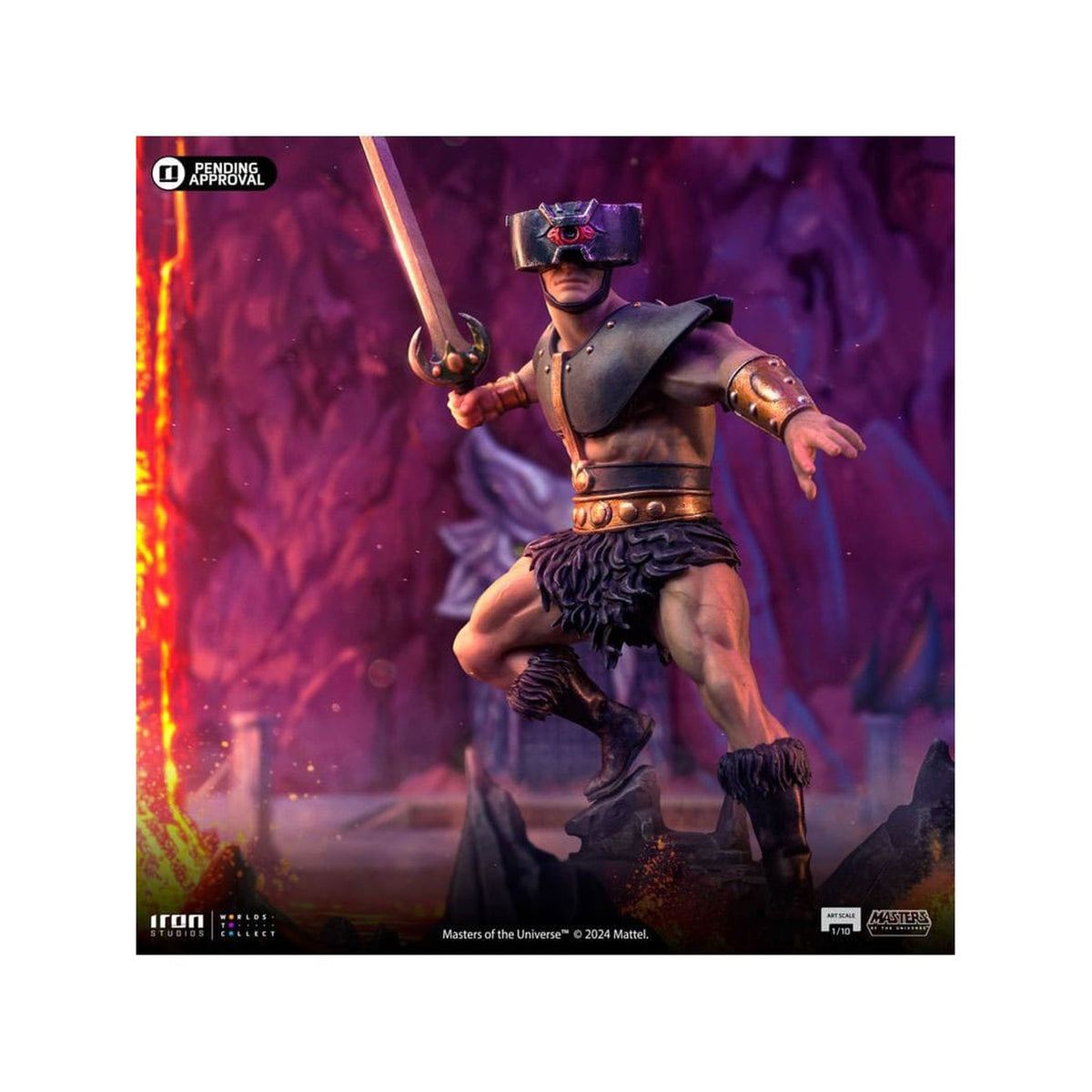 Productafbeelding Masters of the Universe Art Scale Beeld 1/10 Tri-Klops 24 cm