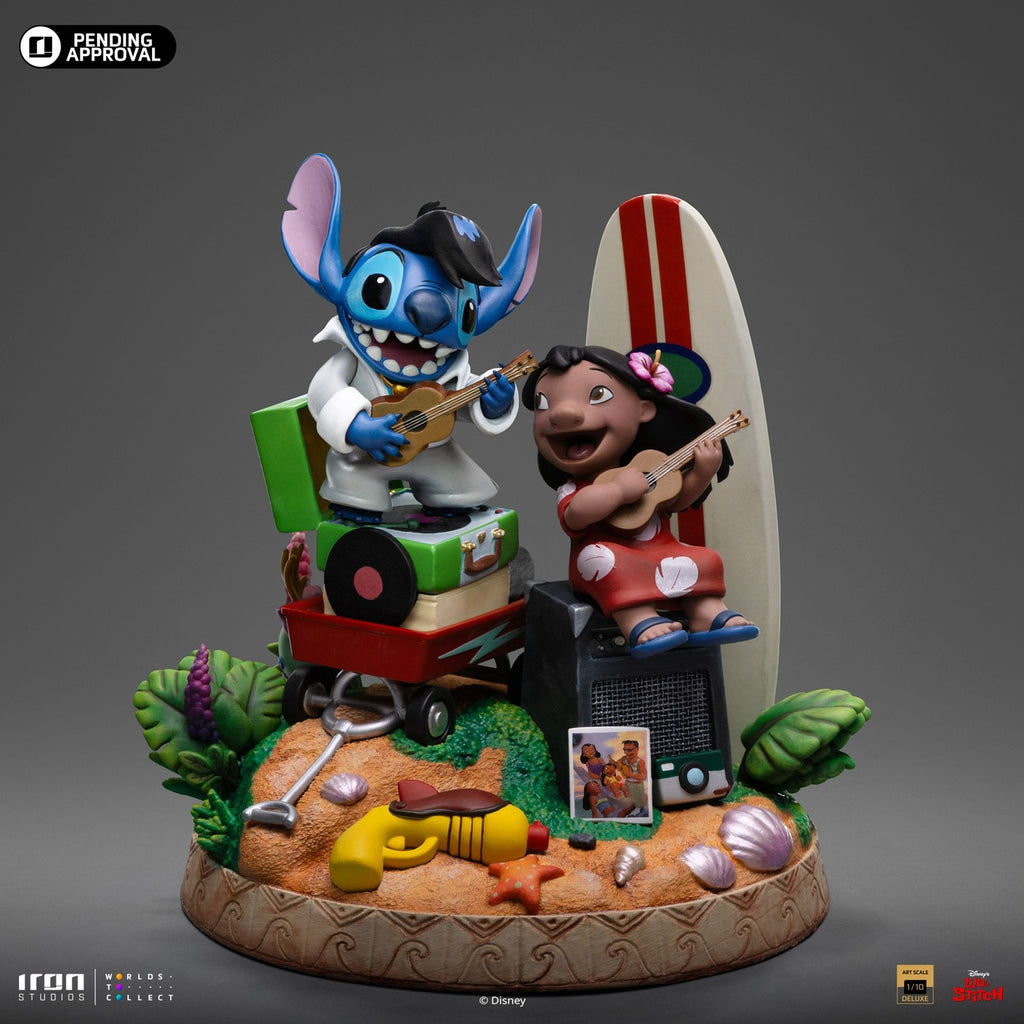 Productafbeelding Lilo & Stitch Deluxe Art Scale Beeld 1/10 Lilo & Stitch 20 cm