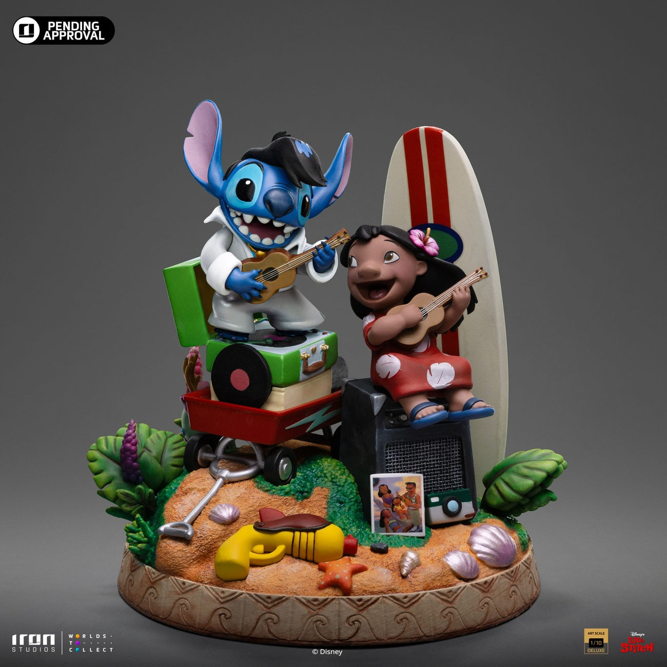 Productafbeelding Lilo & Stitch Deluxe Art Scale Beeld 1/10 Lilo & Stitch 20 cm
