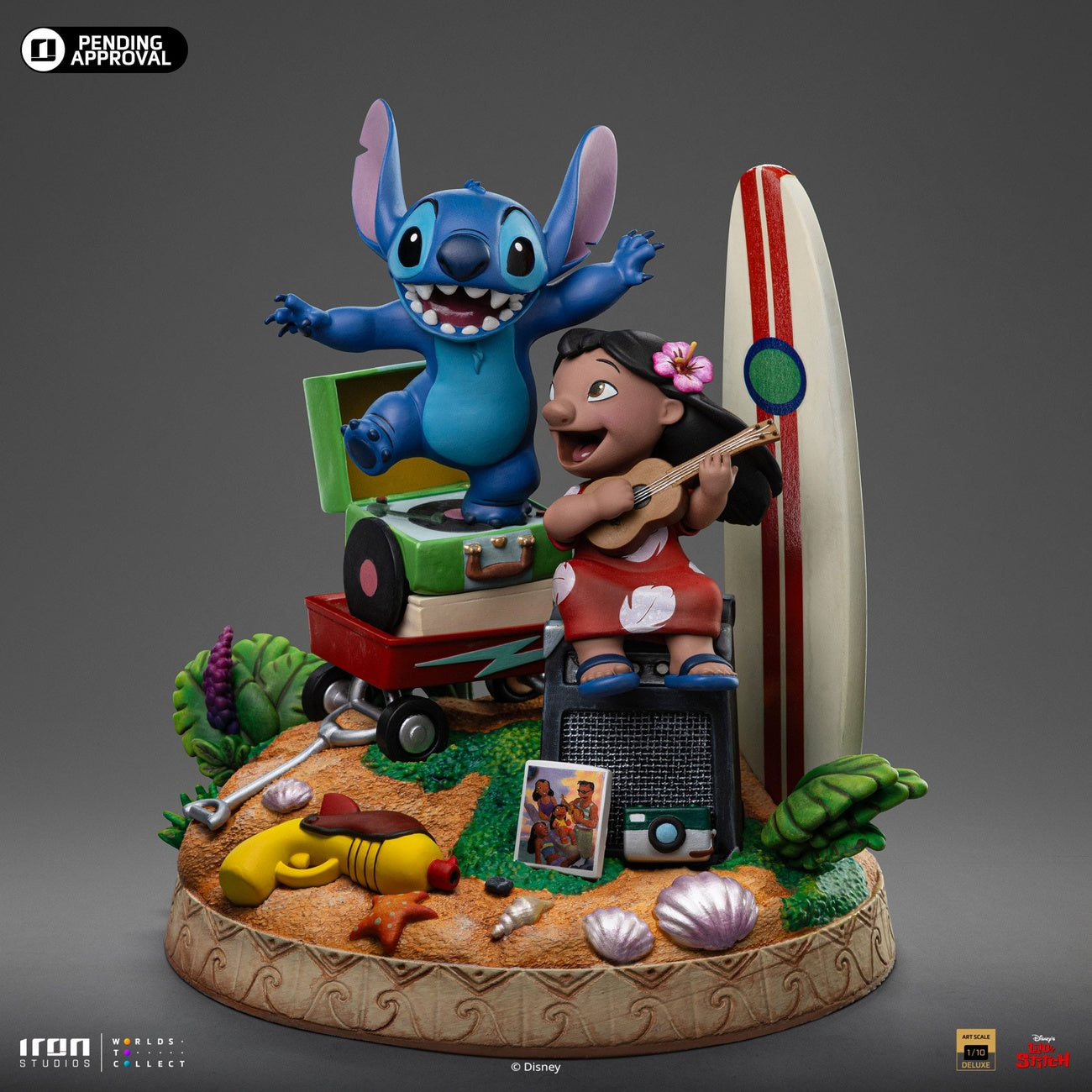 Productafbeelding Lilo & Stitch Deluxe Art Scale Beeld 1/10 Lilo & Stitch 20 cm