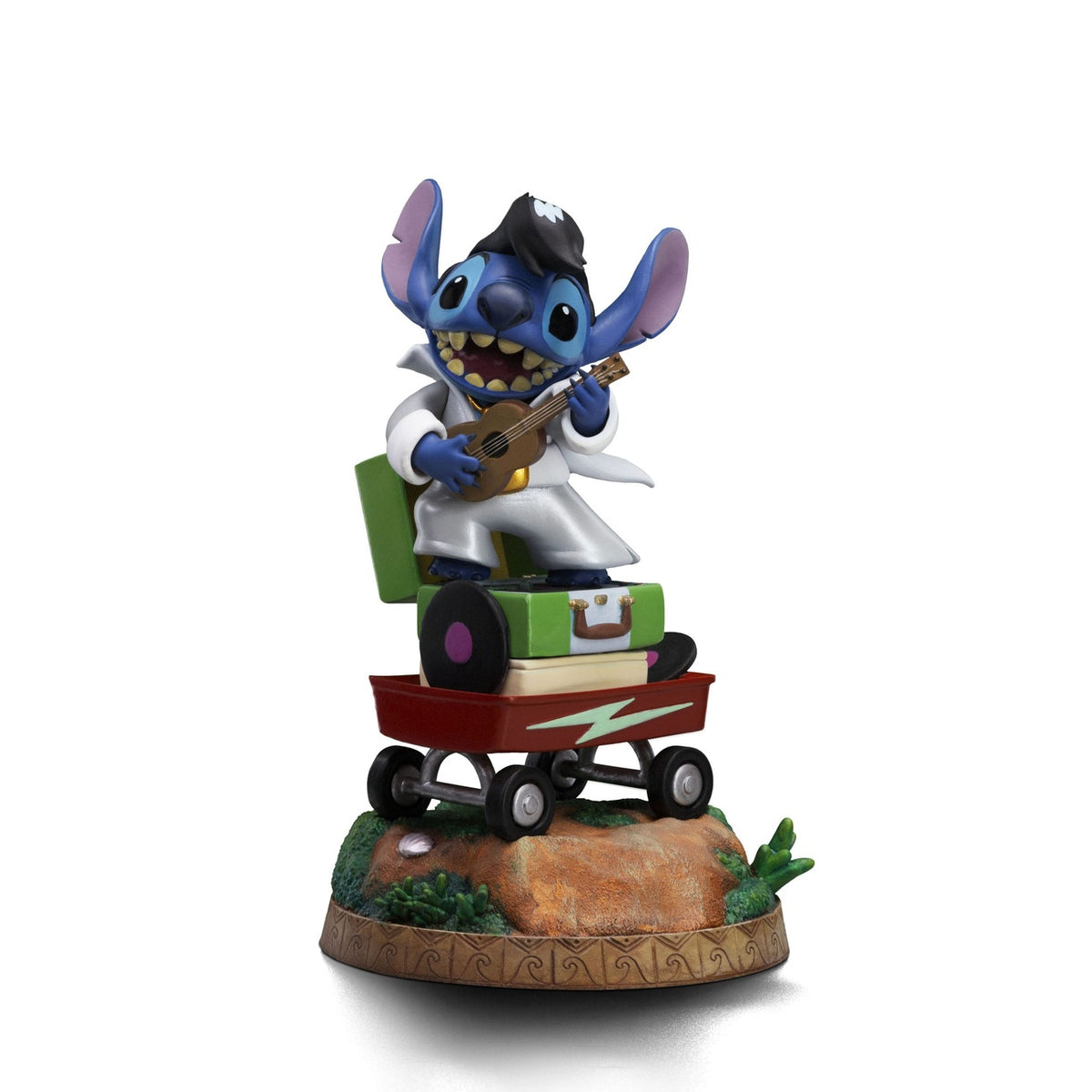 Productafbeelding Lilo & Stitch Art Scale Beeld 1/10 Stitch King of Rock 17 cm