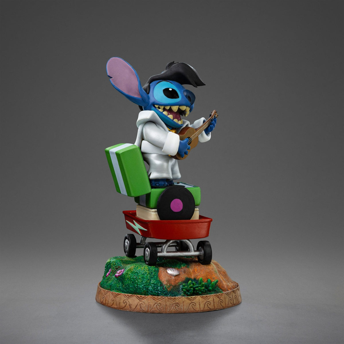 Productafbeelding Lilo & Stitch Art Scale Beeld 1/10 Stitch King of Rock 17 cm