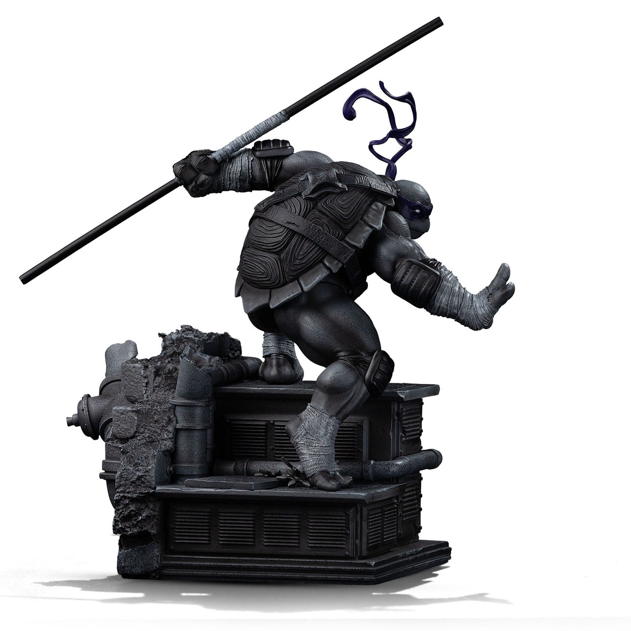 Image produit Teenage Mutant Ninja Turtles Statue Art Scale 1/10 Donatello Variante Noir et Blanc 26 cm heo exclusive