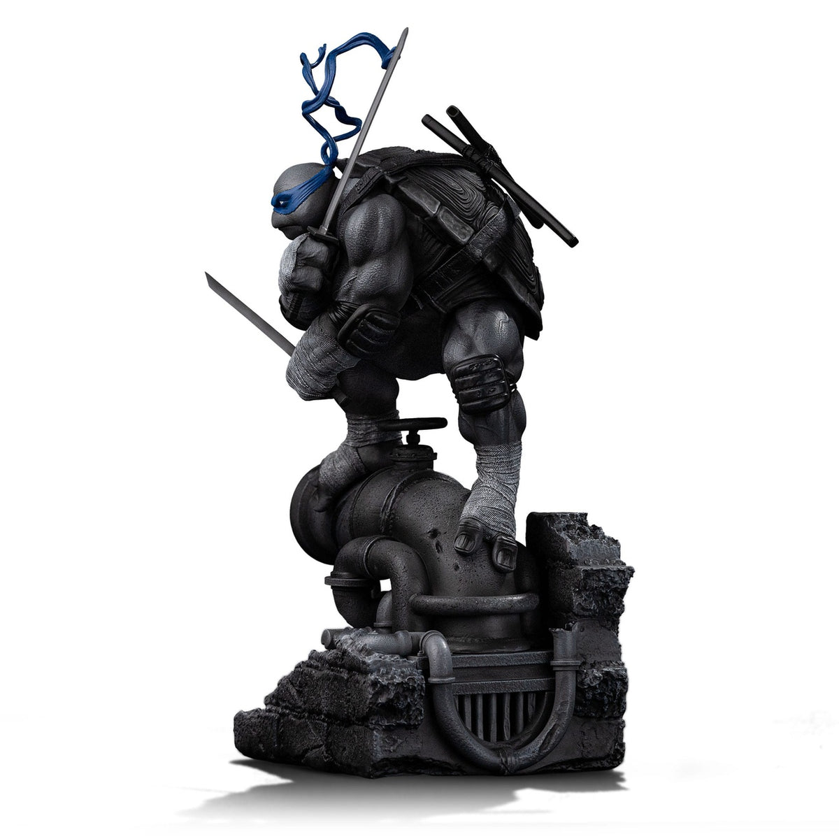 Produktbild Teenage Mutant Ninja Turtles Art Scale Statue 1/10 Leonardo Black and White Variant 26 cm heo exclusive