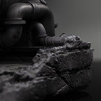 Productafbeelding Teenage Mutant Ninja Turtles Art Scale Statue 1/10 Leonardo Black and White Variant 26 cm heo exclusive