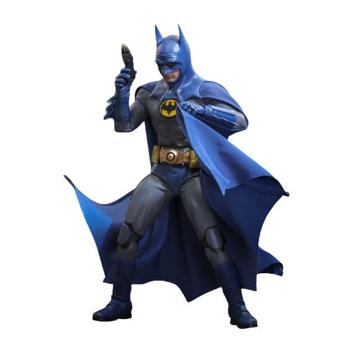 Productafbeelding The Flash Movie Masterpiece actiefiguur 1/6 Batman (blauw & grijs pak) Limited Edition Hot Toys Exclusive 30 cm