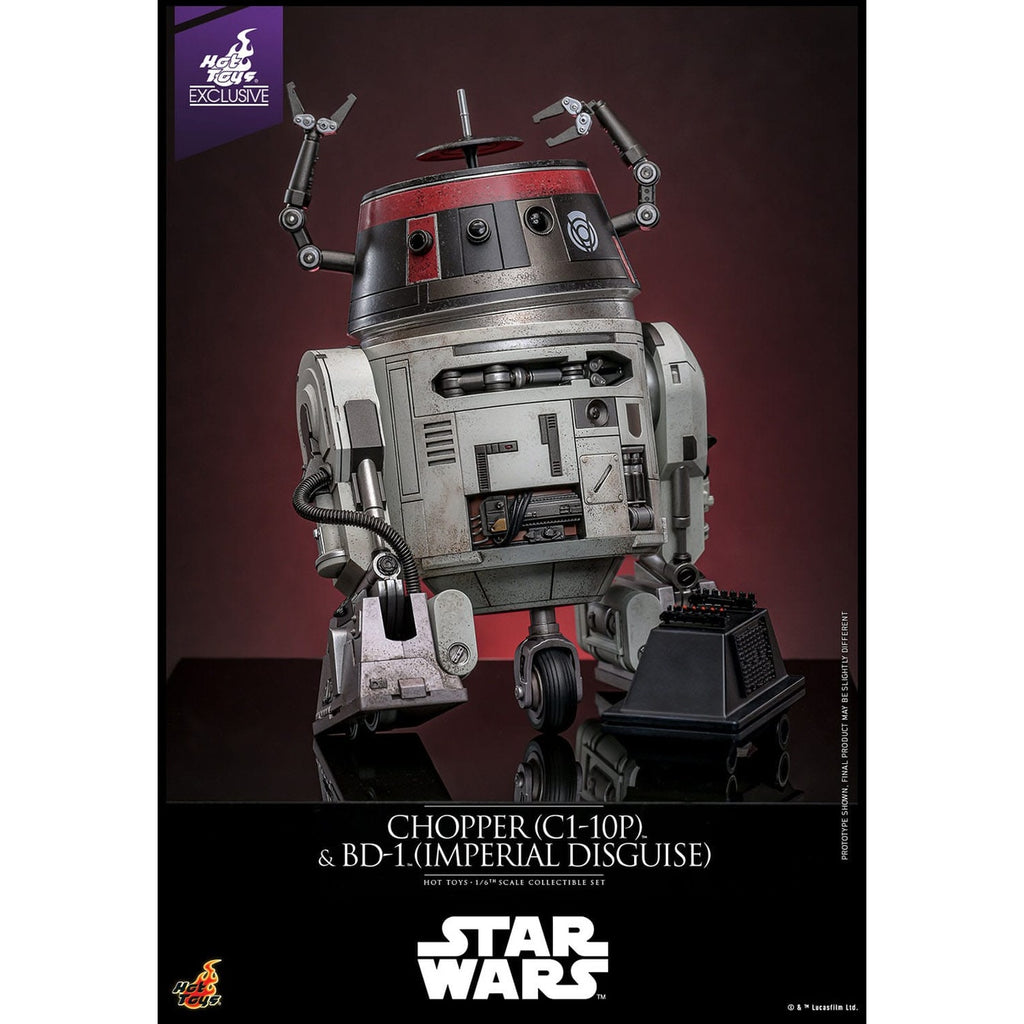 Productafbeelding Star Wars Actiefiguurset 1/6 Chopper (C1-10P™) & BD-1™ (Imperial Disguise) 18 cm & 8 cm