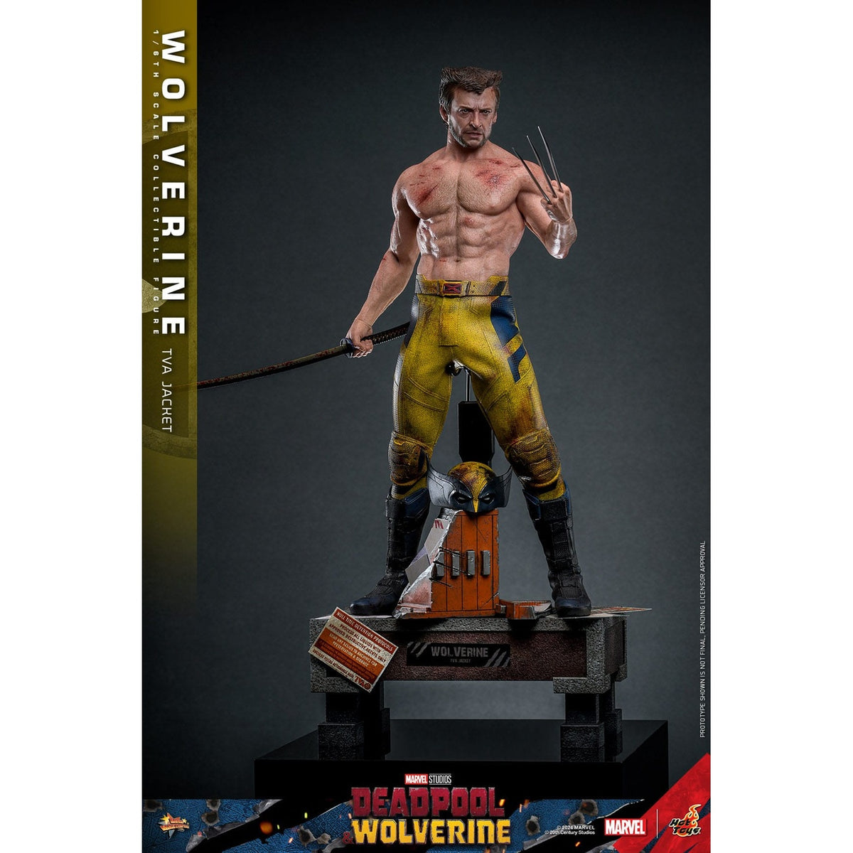 Productafbeelding Deadpool & Wolverine Movie Masterpiece actiefiguur 1/6 Wolverine (TVA Jacket Version) 31 cm