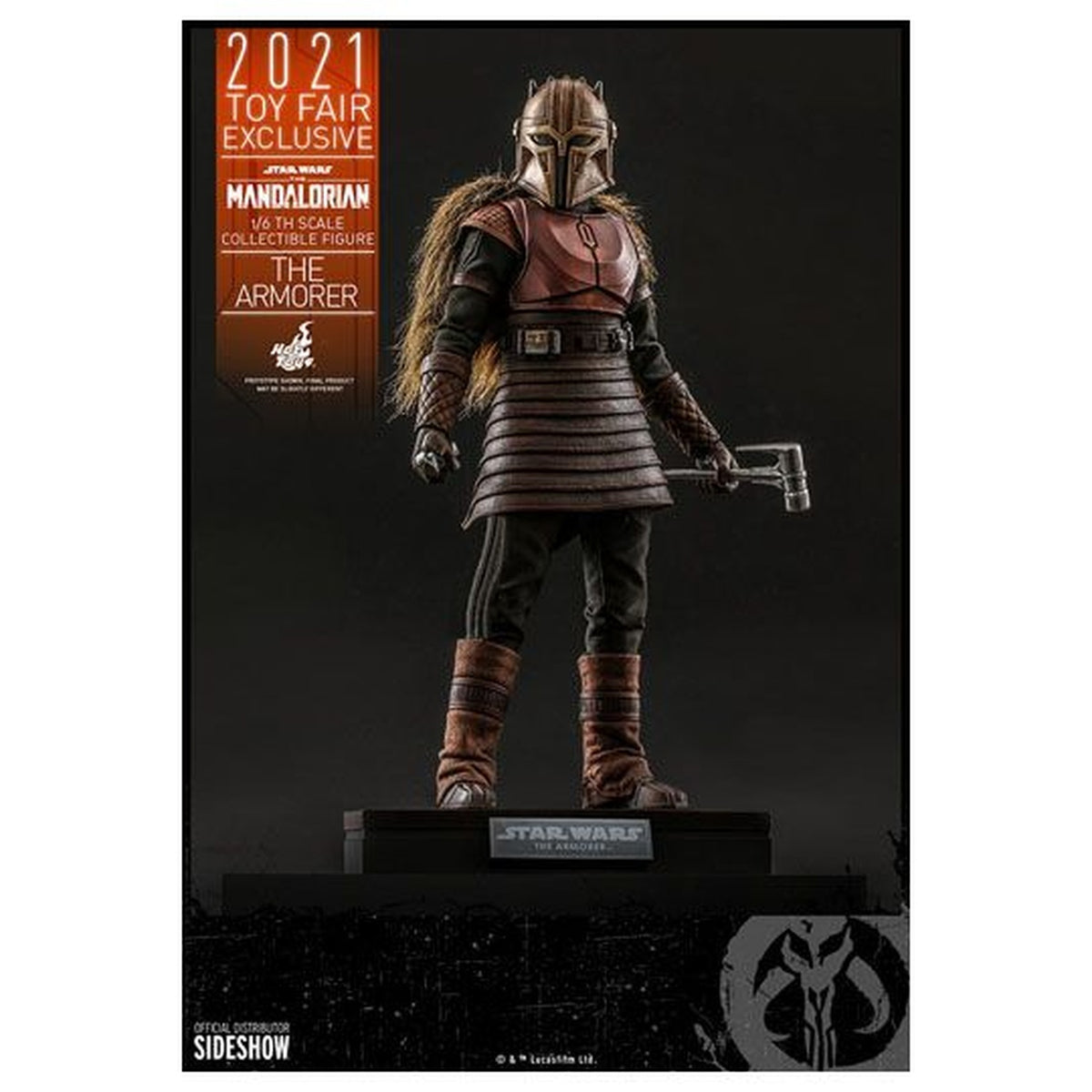 Produktbild Star Wars The Mandalorian Actionfigur 1/6 The Armorer 2021 Toy Fair Exclusive 29 cm
