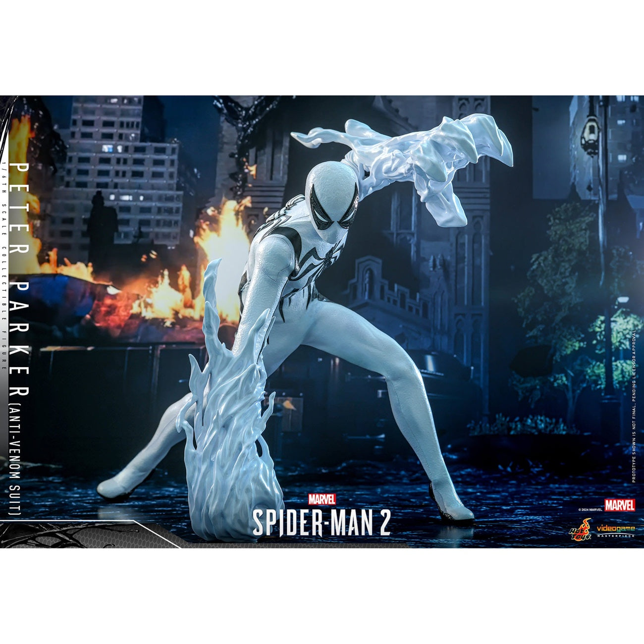 Image produit Spider-Man 2 Jeu vidéo Masterpiece figurine articulée 1/6 Peter Parker (Anti-Venom Suit) 30 cm