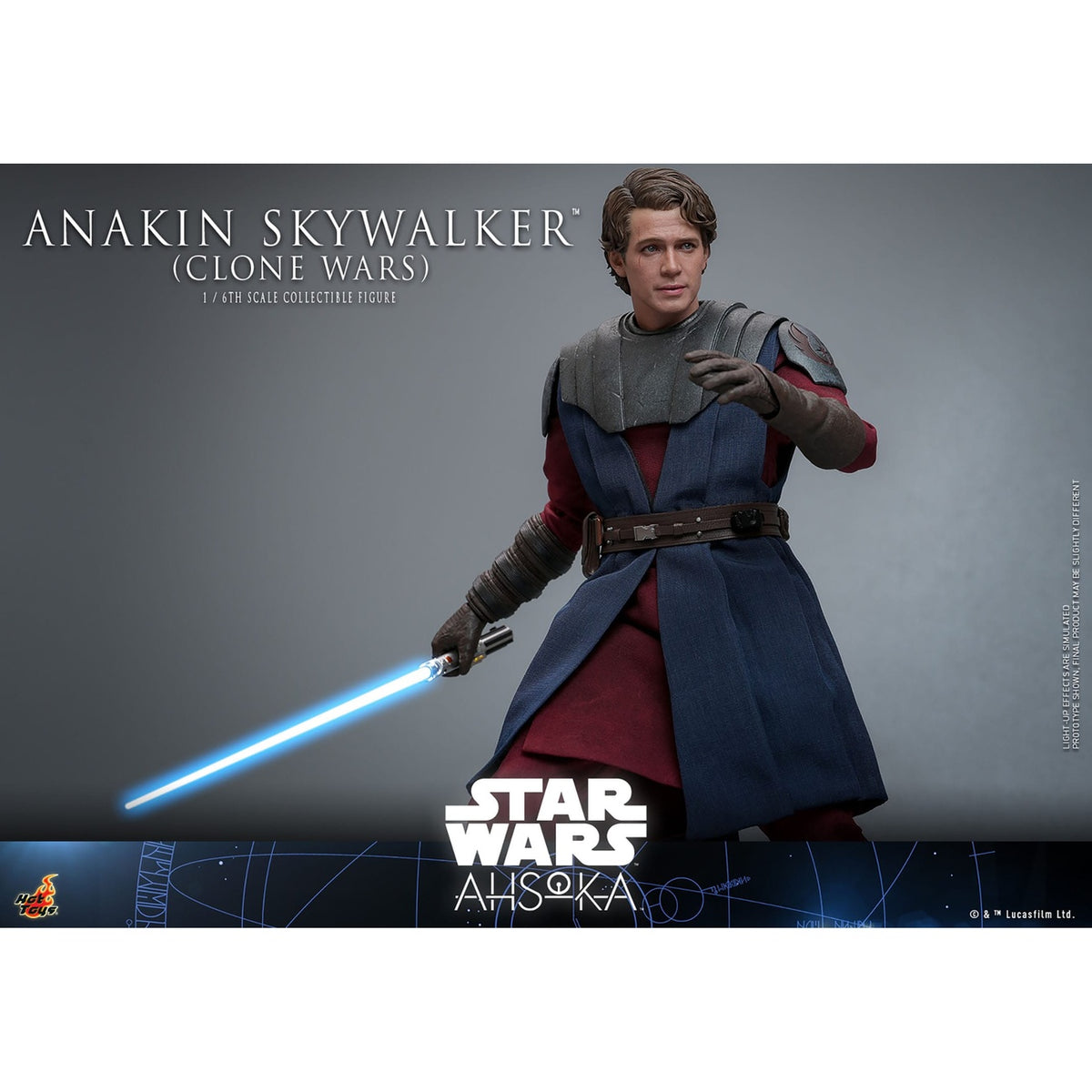 Productafbeelding Star Wars: The Clone Wars Actiefiguur 1/6 Anakin Skywalker 31 cm