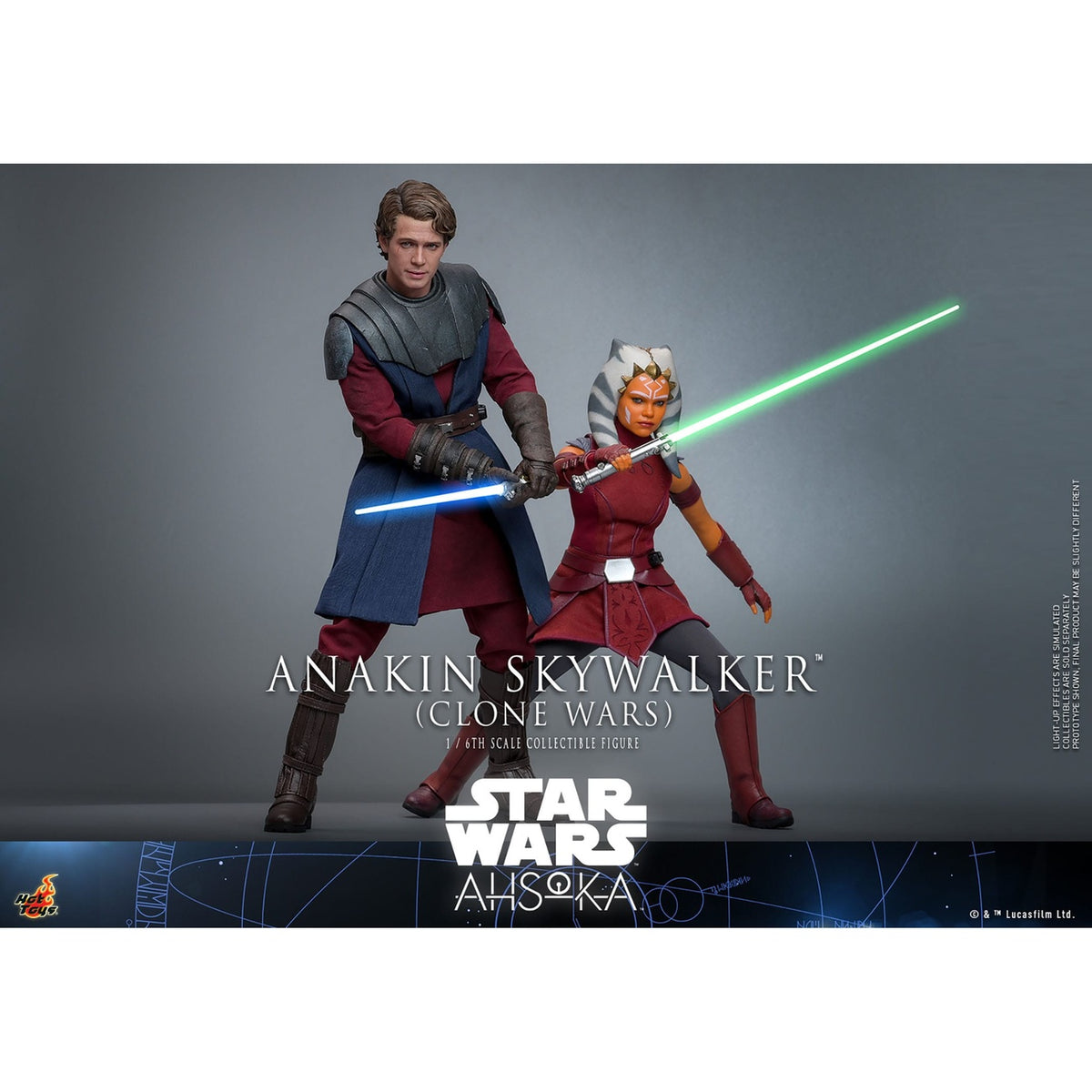 Productafbeelding Star Wars: The Clone Wars Actiefiguur 1/6 Anakin Skywalker 31 cm