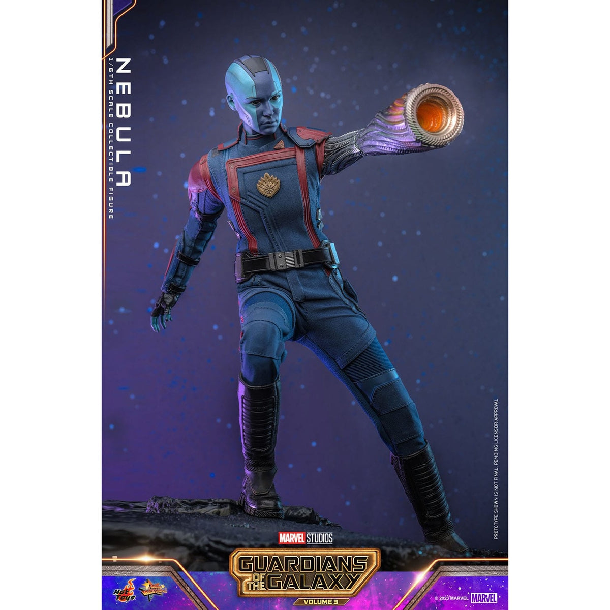 Image produit Les Gardiens de la Galaxie Vol. 3 Movie Masterpiece figurine articulée 1/6 Nebula 29 cm