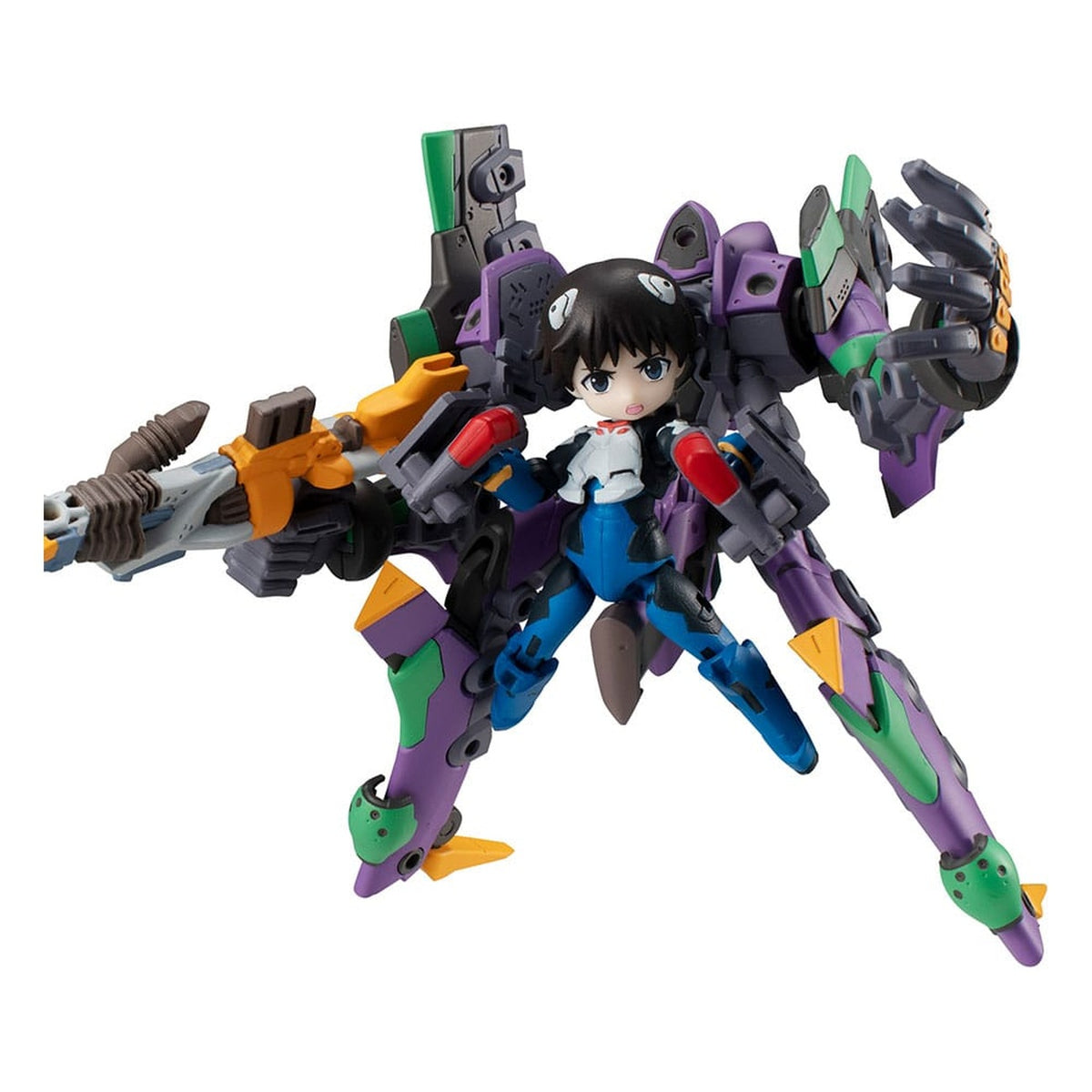 Produktbild Evangelion Desktop Army Actionfigur Shinji Ikari & Evangelion No. 1 New Theatrical Edition 15 cm
