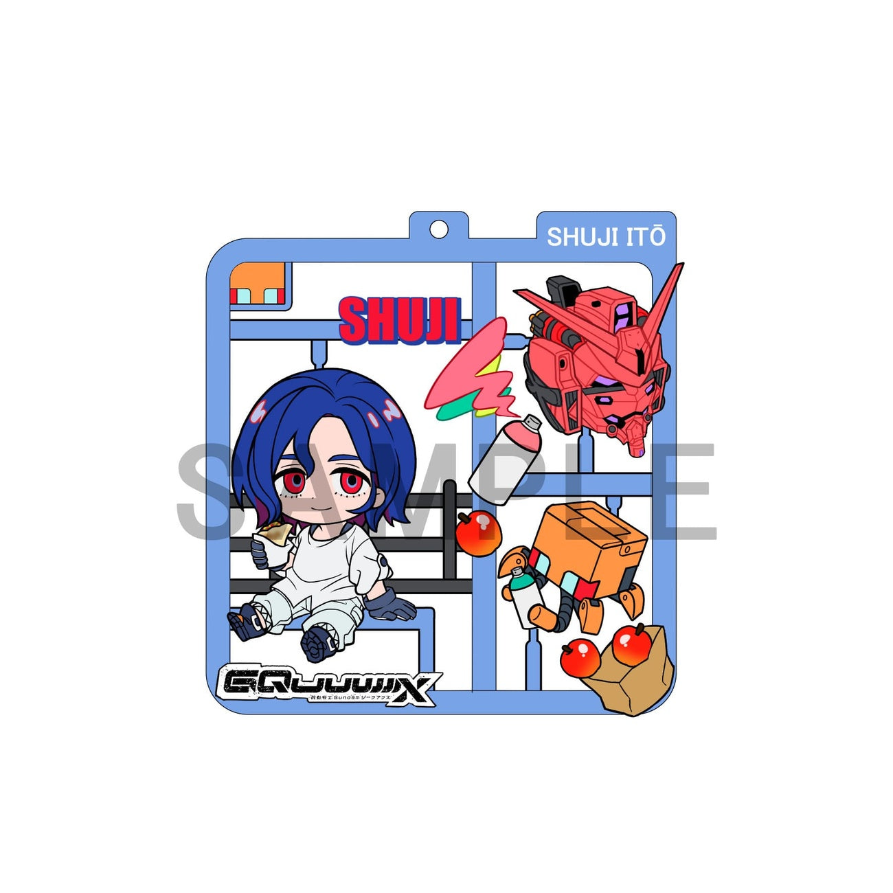 Image produit Mobile Suit Gundam GQuuuuuuX Plat Collection assortiment de pendentifs (4)