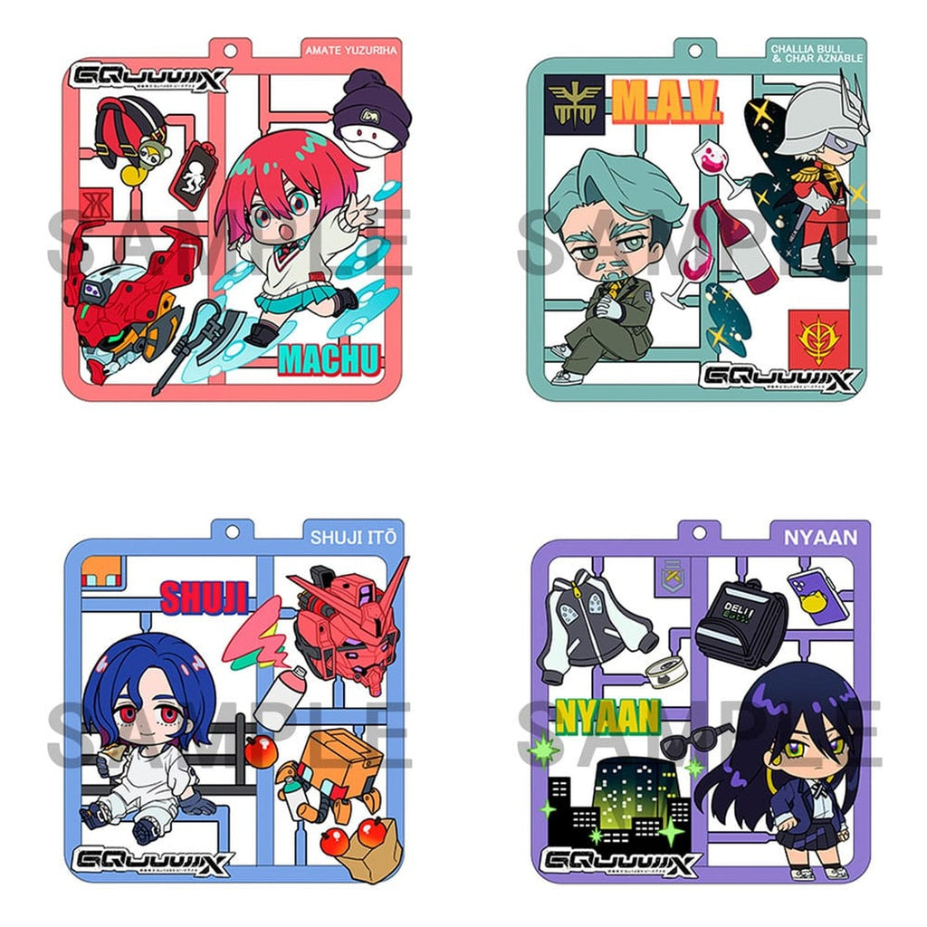 Produktbild Mobile Suit Gundam GQuuuuuuX Plat Collection Anhänger Sortiment (4)