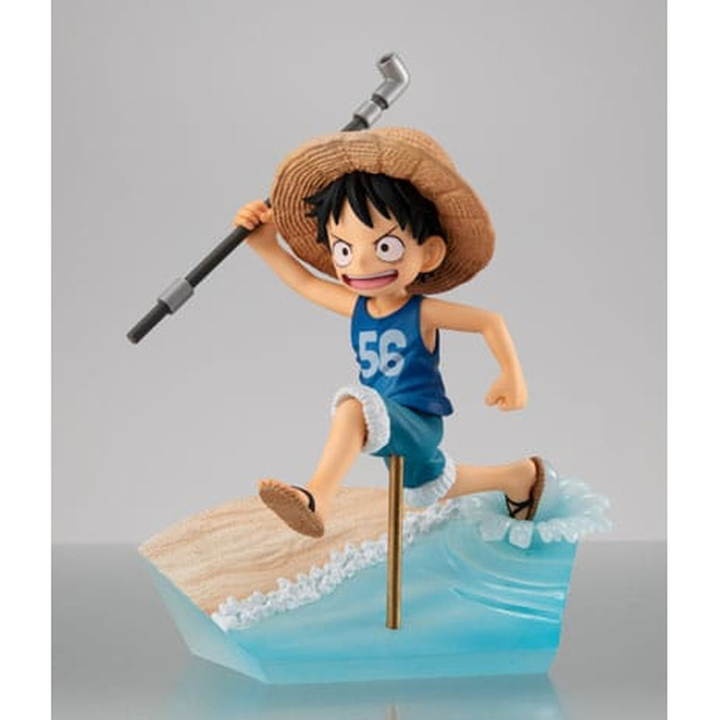 Image produit One Piece G.E.M. Series Statue PVC Monkey D. Luffy Run! Run! Run! 15e anniversaire Ver. 12 cm