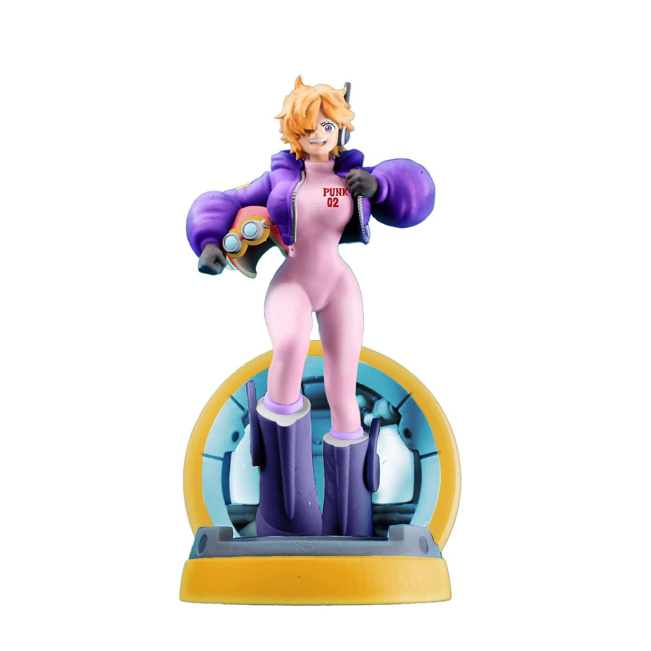 Productafbeelding One Piece Petitrama PVC Mini-standbeeld Logbox Re Birth Egghead Set 9 cm