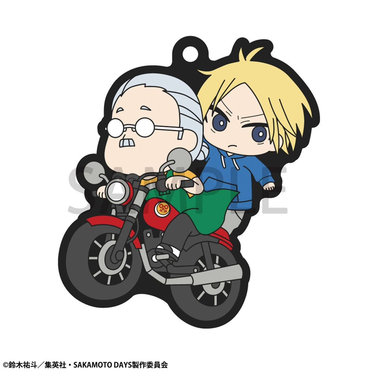 Image produit Sakamoto Days Mascotte en caoutchouc Buddycolle Porte-clés en gomme 7 cm Assortiment (6)