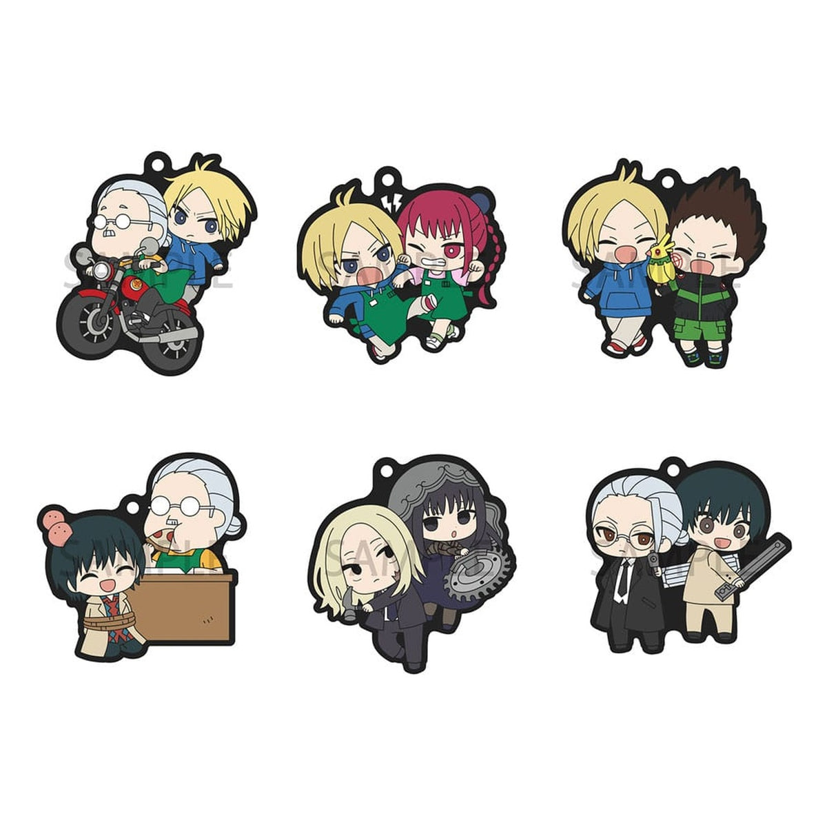 Produktbild Sakamoto Days Rubber Mascot Buddycolle Gummi-Anhänger 7 cm Sortiment (6)