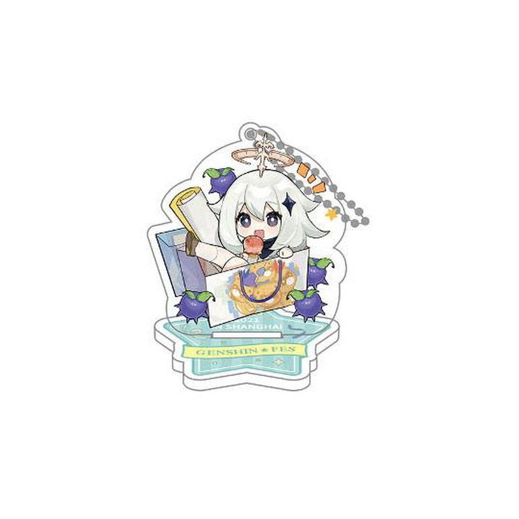 Produktbild Genshin Impact Genshin Fes 2021 Acryl Figur mit Schlüsselanhänger Paimon 9 cm