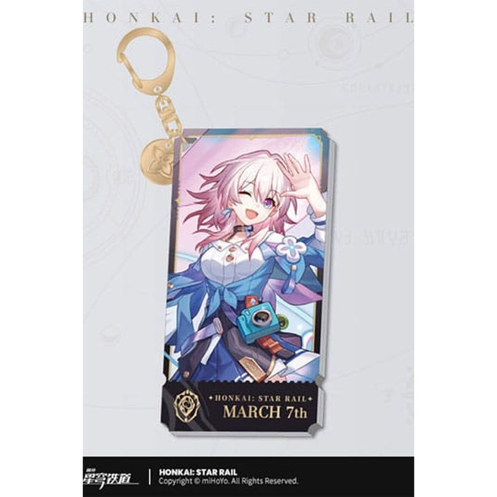 Image produit Honkai: Star Rail Porte-clés acrylique personnage March 7th 9 cm