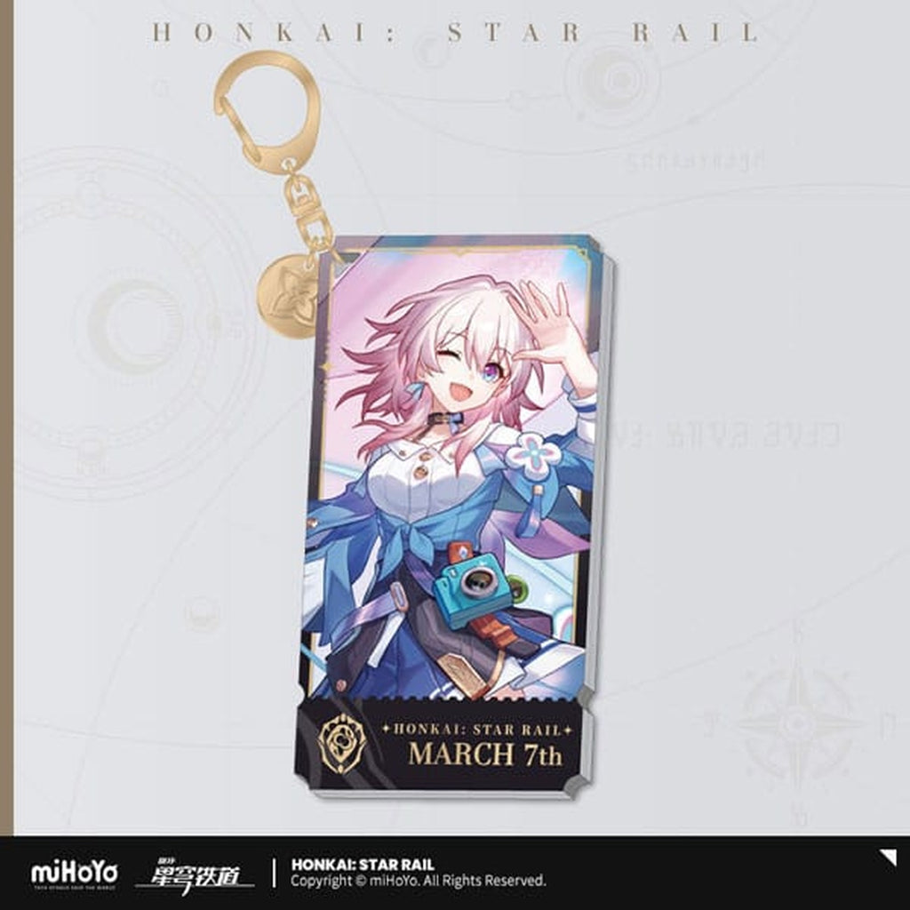 Image produit Honkai: Star Rail Porte-clés acrylique personnage March 7th 9 cm