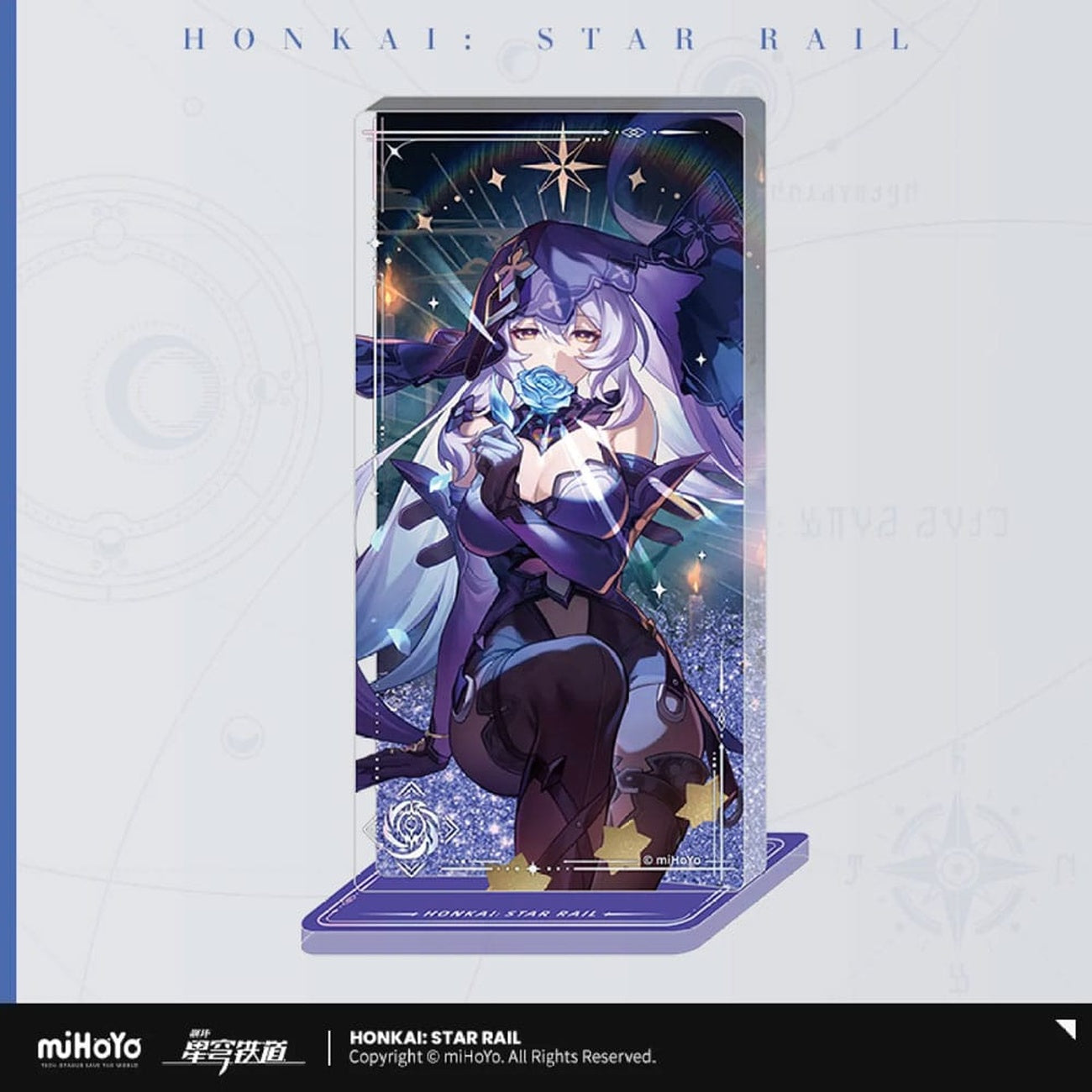 Productafbeelding Honkai: Star Rail Light Cone acrylornament met glitter: Black Swan Reforged Remembrance 15 cm