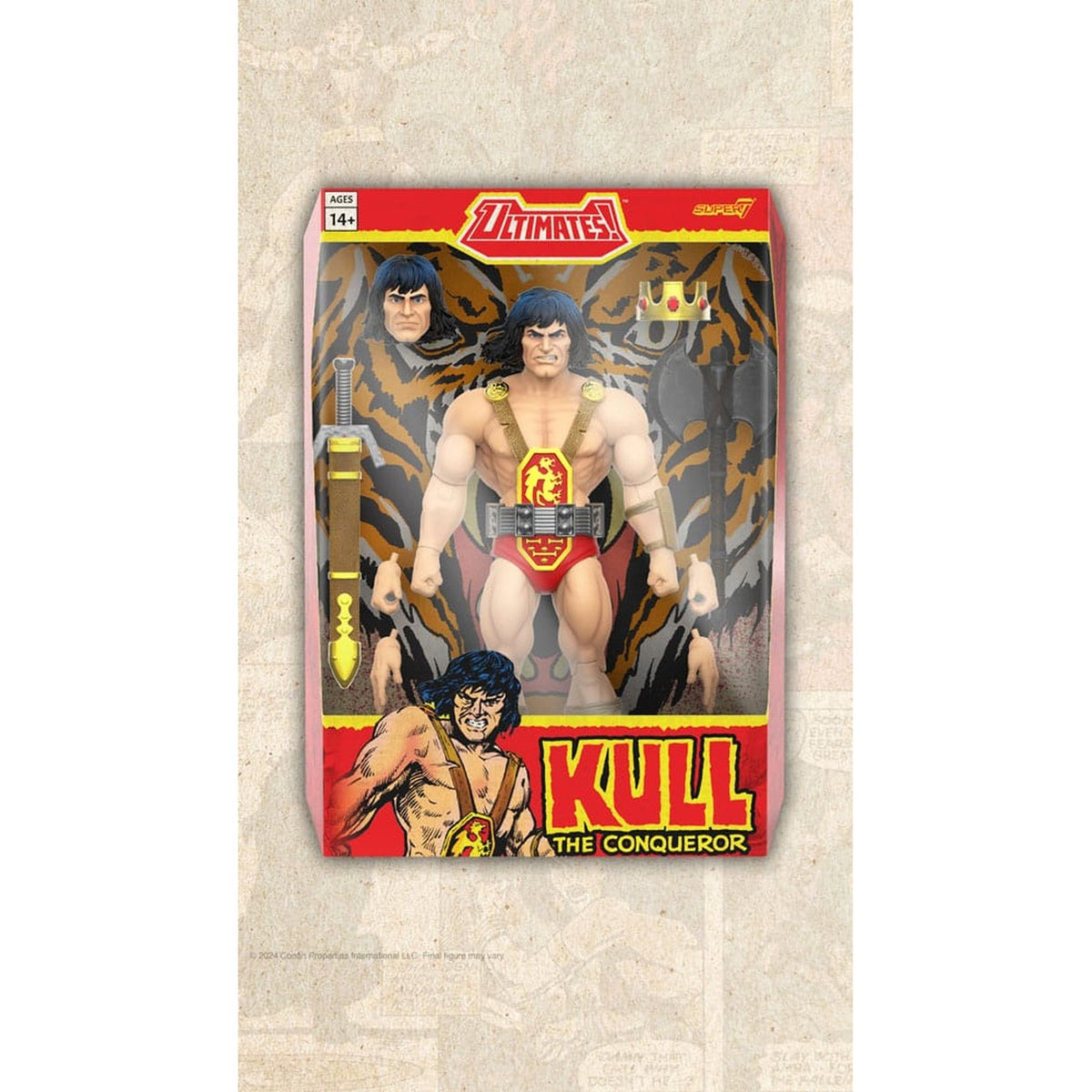Productafbeelding Conan de Barbaar Ultimates actiefiguur Kull The Conqueror 18 cm