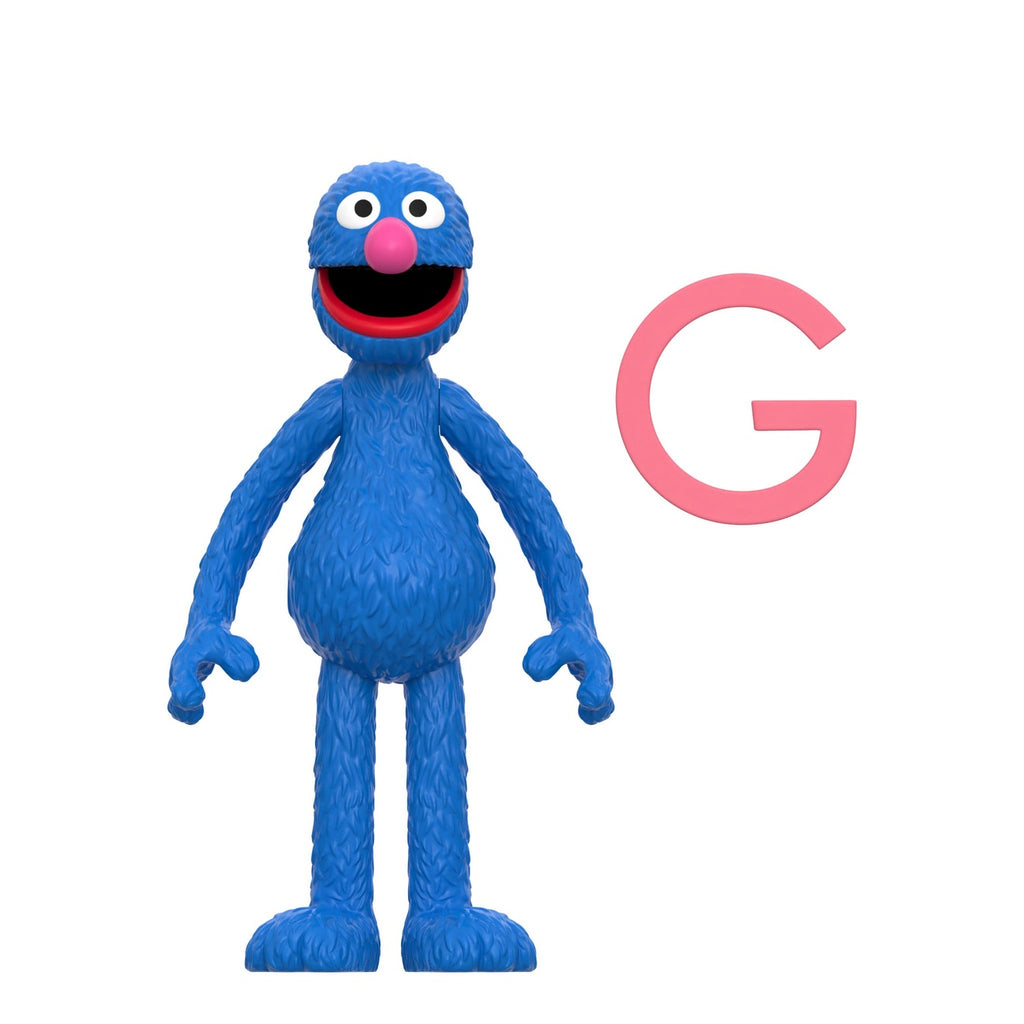 Image produit Sesame Street figurine articulée ReAction Wave 05 Grover 10 cm