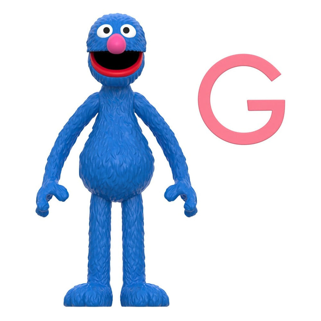 Image produit Sesame Street figurine articulée ReAction Wave 05 Grover 10 cm