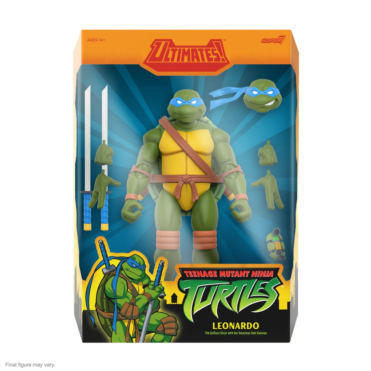 Productafbeelding Teenage Mutant Ninja Turtles Ultimates actiefiguur Wave 12 Leonardo 18 cm