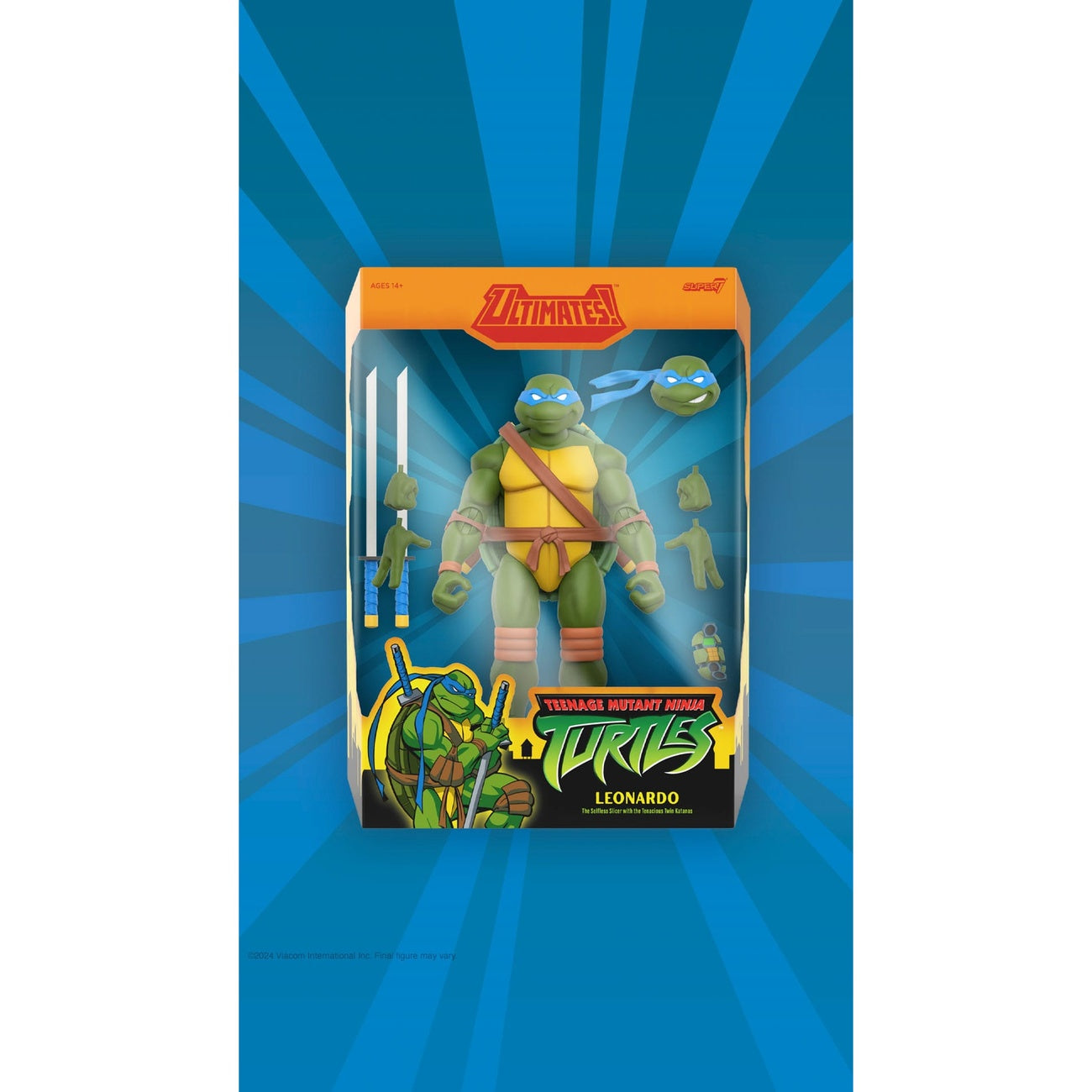 Productafbeelding Teenage Mutant Ninja Turtles Ultimates actiefiguur Wave 12 Leonardo 18 cm