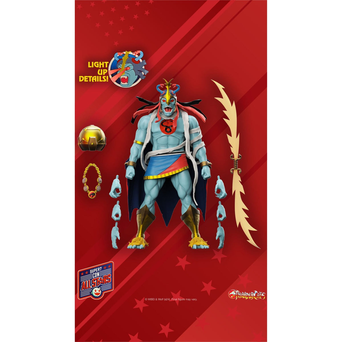 Image produit Thundercats Ultimates figurine articulée Mumm-Ra (yeux LED) 18 cm