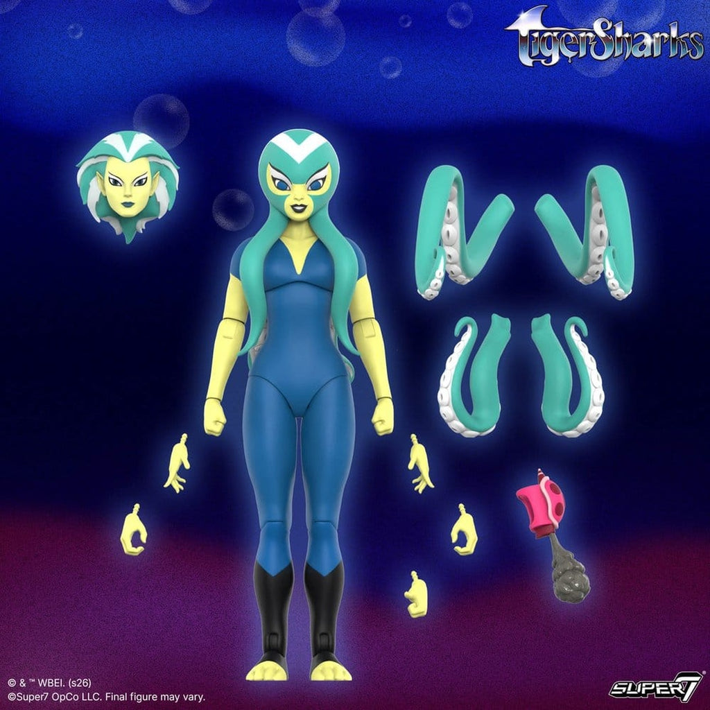 Produktbild TigerSharks Ultimates Wave 01 Actionfigur Octavia (Hybrid) 18 cm